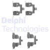 LX0531 DELPHI Комплектующие, колодки дискового тормоза
