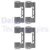 LX0551 DELPHI Комплектующие, колодки дискового тормоза