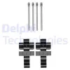 LX0588 DELPHI Комплектующие, колодки дискового тормоза