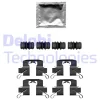 LX0696 DELPHI Комплектующие, колодки дискового тормоза