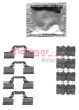 109-1827 METZGER Комплектующие, колодки дискового тормоза