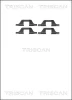 8105 101591 TRISCAN Комплектующие, колодки дискового тормоза