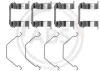 1158Q A.B.S. Комплектующие, колодки дискового тормоза