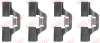 109-1211 KAWE Комплектующие, колодки дискового тормоза