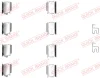 109-1246 KAWE Комплектующие, колодки дискового тормоза