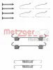 105-0808 METZGER Комплектующие, стояночная тормозная система