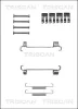 8105 102603 TRISCAN Комплектующие, стояночная тормозная система