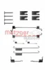 105-0731 METZGER Комплектующие, тормозная колодка