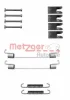 105-0827 METZGER Комплектующие, тормозная колодка