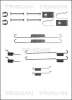 8105 102595 TRISCAN Комплектующие, тормозная колодка
