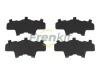 940054 FRENKIT Противоскрипная пластина, тормозные колодки(задняя пластина)