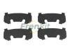 940166 FRENKIT Противоскрипная пластина, тормозные колодки(задняя пластина)