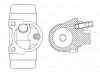 F 026 002 038 BOSCH Колесный тормозной цилиндр