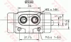 Превью - BWD184 TRW Колесный тормозной цилиндр (фото 2)