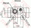 Превью - BWF125 TRW Колесный тормозной цилиндр (фото 2)