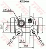 Превью - BWF287 TRW Колесный тормозной цилиндр (фото 2)