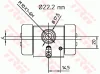 Превью - BWH255 TRW Колесный тормозной цилиндр (фото 2)