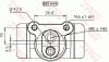 Превью - BWL195 TRW Колесный тормозной цилиндр (фото 2)