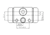 NWC5006 NATIONAL Колесный тормозной цилиндр