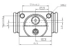 NWC5023 NATIONAL Колесный тормозной цилиндр