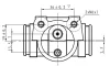 NWC5036 NATIONAL Колесный тормозной цилиндр