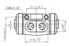 NWC5045 NATIONAL Колесный тормозной цилиндр