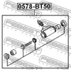 Превью - 0578-BT50 FEBEST Колесный тормозной цилиндр (фото 2)