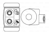 F 026 002 389 BOSCH Комплект колесного тормозного фильтра