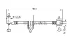 1 987 481 045 BOSCH Тормозной шланг