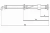 C800 458A CAVO Тормозной шланг