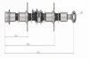 C900 768A CAVO Тормозной шланг