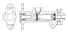 F 026 003 015 BOSCH Главный тормозной цилиндр