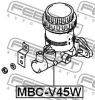 Превью - MBC-V45W FEBEST Главный тормозной цилиндр (фото 2)