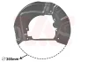 0655372 VAN WEZEL Отражатель, диск тормозного механизма