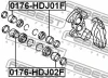 Превью - 0176-HDJ02F FEBEST Поршень, корпус скобы тормоза (фото 2)
