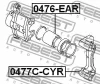 Превью - 0477C-CYR FEBEST Комплект поддержки корпуса скобы тормоза (фото 2)
