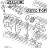 Превью - 2377C-TIGF FEBEST Комплект поддержки корпуса скобы тормоза (фото 2)