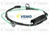 V48-72-0046 VEMO Сигнализатор, износ тормозных колодок