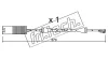 SU.208 FRI.TECH. Сигнализатор, износ тормозных колодок