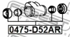 Превью - 0475-D52AR FEBEST Ремкомплект, колесный тормозной цилиндр (фото 2)
