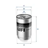 24.371.00 UFI Топливный фильтр