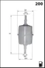 E009 MISFAT Топливный фильтр