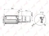 LF-1078M LYNXAUTO Топливный фильтр