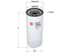 FC-7104 SAKURA Топливный фильтр