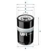 23.292.00 UFI Масляный фильтр