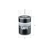82.132.00 UFI Фильтр, система рабочей гидравлики