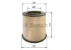 F 026 400 034 BOSCH Воздушный фильтр