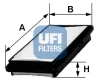 30.256.00 UFI Воздушный фильтр