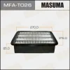 MFA-T026 MASUMA Воздушный фильтр