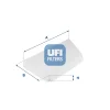 53.044.00 UFI Фильтр, воздух во внутренном пространстве